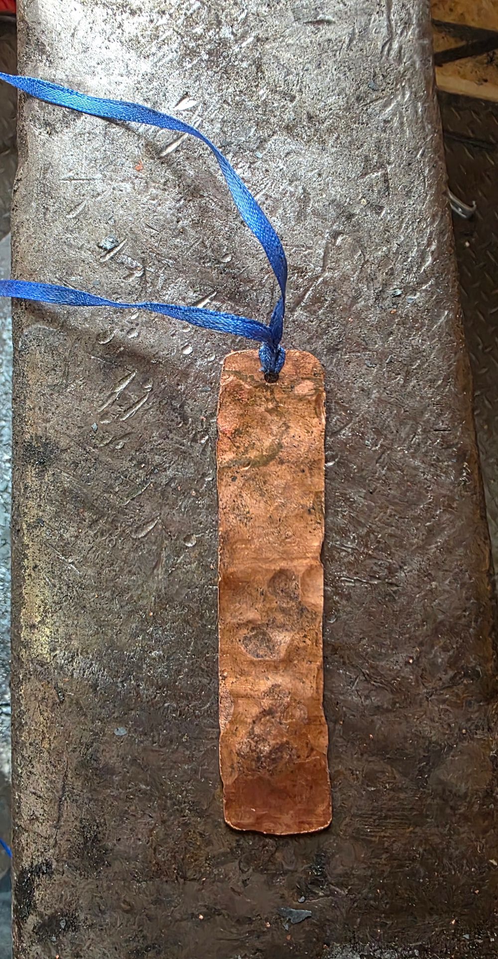 Copper bookmark
